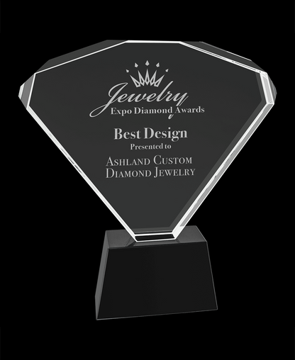 Custom Fan Crystal Award