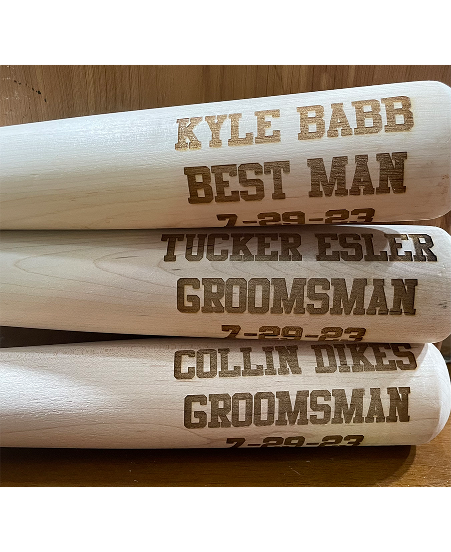 Engraved Wood Baseball Bat | Wooden Baseball Bat | Inscrible™